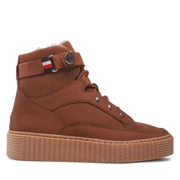 

Снікерcи Tommy Hilfiger Warmlined Lace Up Boot FW0FW06798 Natural Cognac GTU, Коричневий