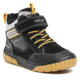 Geox Зимни обувки Geox B Omar B.Wpf A B262DA 022ME C0054 S Black/Yellow