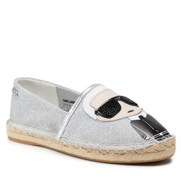KARL LAGERFELD Еспадрили KARL LAGERFELD KL80111 Silver Canvas