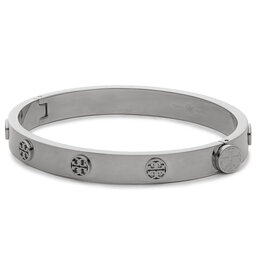 Tory Burch Apyrankė Tory Burch Miller Stud Hinge Bracelet 78420 Tory Silver 022