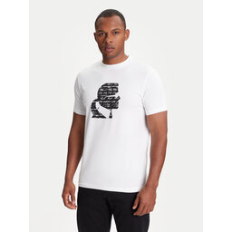 KARL LAGERFELD KARL LAGERFELD Póló 755042 553235 Fehér Regular Fit