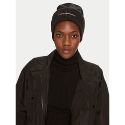 Calvin Klein Czapka Calvin Klein Mono Logo Embro K60K612668 Czarny