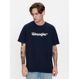 Wrangler Wrangler T-Shirt Logo 112350524 Dunkelblau Regular Fit