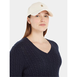 Tommy Hilfiger Kšiltovka Tommy Hilfiger Monogram Cap AW0AW15294 Cashmere Creme ABH