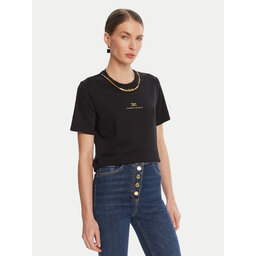 Elisabetta Franchi Elisabetta Franchi Camiseta MA-028-56E2-V240 Negro Regular Fit