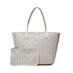Tory Burch Handväska Tory Burch Basketweave Tote 145634 New Ivory 104