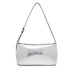 Tommy Jeans Handtasche Tommy Jeans Tjw Must Metallic Shoulder Bag AW0AW18009 Silberfarben