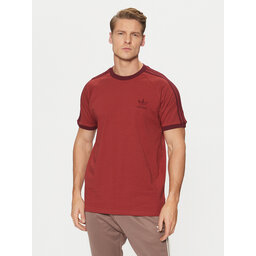 adidas adidas Marškinėliai adicolor Classics 3-Stripes JN7019 Raudona Slim Fit