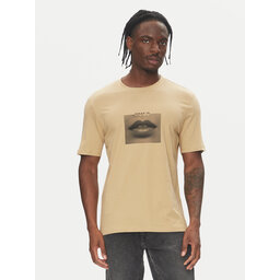 HUGO HUGO T-shirt Deterni 50544496 Bež Regular Fit
