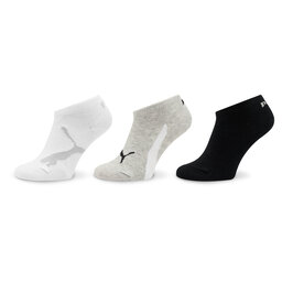 Puma Sada 3 párů dětských vysokých ponožek Puma Kids Bwt Sneaker 3P 907960 White / Grey / Black 02