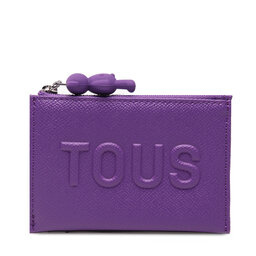 TOUS Portofel Mic de Damă TOUS Monedero Tarjetero 2001844429 Purple