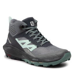 Salomon Туристически Salomon Outpulse Mid Gtx W GORE-TEX 470672 20 V0 Ebony/Quiet Shade/Ebony