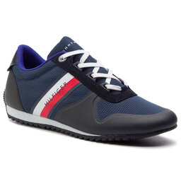 Tommy Hilfiger Laisvalaikio batai Tommy Hilfiger Essential Modern Mesh Runner FM0FM02270 Midnight 403