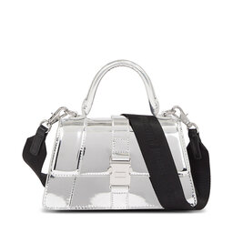 Tommy Jeans Kabelka Tommy Jeans Tjw Item Crossover Metallic AW0AW15422 Stříbrná
