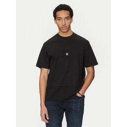 HUGO HUGO T-Shirt Debostac 50535499 Μαύρο Relaxed Fit