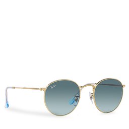 Ray-Ban Ochelari de soare Ray-Ban Round Metal 0RB3447 001/3M Auriu