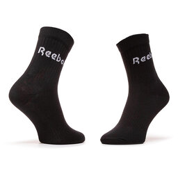 

Набір з 3 пар низьких шкарпеток unisex Reebok Act Core Mid Crew Sock 3P GC8669 MGreyh/Black/White, Білий