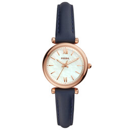 Fossil Orologio Fossil Carlie ES4502 Navy/Rose Gold
