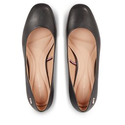 

Туфлі Tommy Hilfiger Th Leather Mid Heel Block Pump FW0FW07716 Black BDS, Чорний