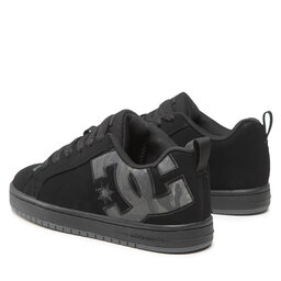 

Снікерcи DC Court Graffik 300529 Black/Black/Black Print (Bp2), Чорний