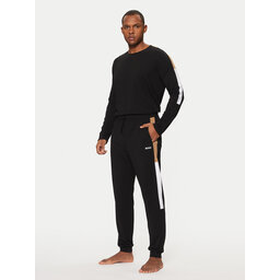 BOSS BOSS Pizsama Balance 50535718 Fekete Regular Fit