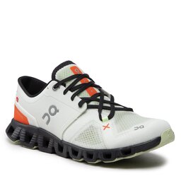 On Schuhe On Cloud X 3 60.98699 Ivory/Flame