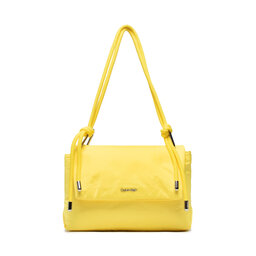 Calvin Klein Handväska Calvin Klein Roped Shoulder Bag K60K609407 Magnetic Yellow ZBE