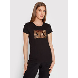 Armani Exchange Armani Exchange T-Shirt 8NYTDL YJ73Z 6231 Schwarz Slim Fit