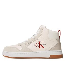 

Снікерcи Calvin Klein Jeans Basket Cupsole Irreg Lines YM0YM00612 Eggshell/Ancient White 0F9, Écru