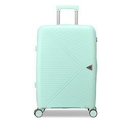 Semi Line Μεγάλη Βαλίτσα Semi Line T5831-3 Πράσινο