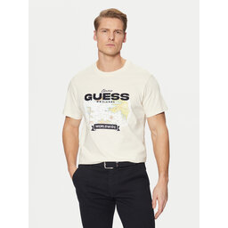 Guess Guess Camiseta M5RI10 I3Z14 Écru Regular Fit