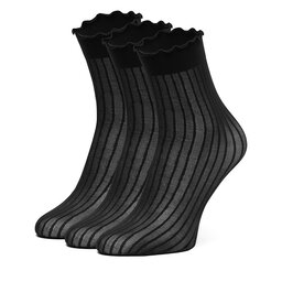 Nine West Dolge nogavice Nine West CEO_AS_NW_01_Z_AW25 (3-PACK) Črna