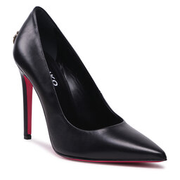Pinko Pantofi cu toc subțire Pinko Leonie Decollete PE 23 BLKS1 100675 A0NP Black Z99