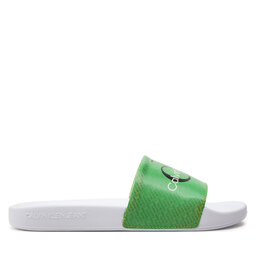 Calvin Klein Jeans Papucs Calvin Klein Jeans Slide Lenticular Ml Wn YW0YW01403 Zöld