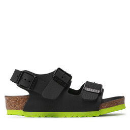 

Босоніжки Birkenstock Milano Kinder 1022157 Desert Soil Black Lime, Чорний