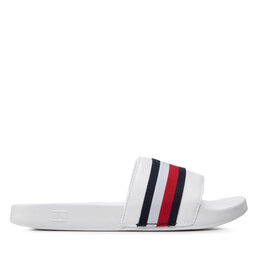 

Шльопанці Tommy Hilfiger Corporate Web Detail Slide FW0FW06719 White YBR, Білий