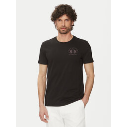 La Martina La Martina T-Shirt Vernie MAR009 JS206 Μαύρο Regular Fit