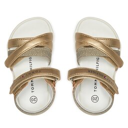 

Босоніжки Tommy Hilfiger T1A2-33236-0569 M Platino 514, Золотий