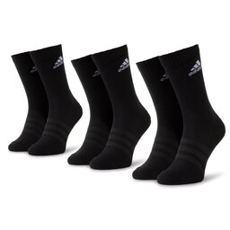 adidas 3er-Set hohe Unisex-Socken adidas Cush Crw 3Pp DZ9357 Black/Black/White