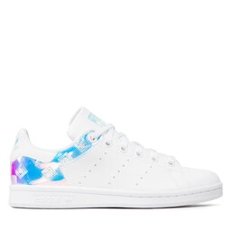 adidas Pantofi adidas Stan Smith J H05849 Ftwwht/Ftwwht/Pulaqu
