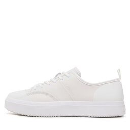 

Кеди Calvin Klein Low Top Lace Up Lth HM0HM01045 Triple White 0K4, Білий