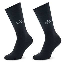 Alpha Industries 3 pares de calcetines altos para hombre Alpha Industries Basic 118929 Black 03