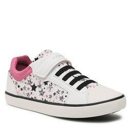 Geox Sneakers Geox J Gisli Girl J354NA0AW54C1364 D White/Dk Pink