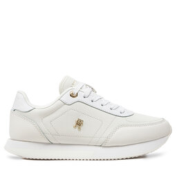 Tommy Hilfiger Sneakers Tommy Hilfiger Elevated Essent Runner Monogram FW0FW08285 Weiß