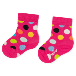 

Набір 2 пар високих дитячих шкарпеток Happy Socks KBDO02-9300 Рожевий