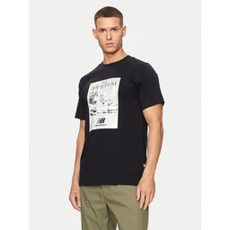 New Balance New Balance T-Shirt Poster MT41595 Schwarz Regular Fit