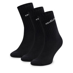 adidas Set di 3 paia di calzini lunghi unisex adidas IC1301 3-PACK Nero
