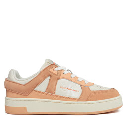 Calvin Klein Jeans Αθλητικά Calvin Klein Jeans Basket Cupsole Low Mix Ml Fad YW0YW01301 Πορτοκαλί