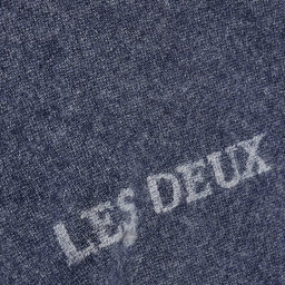 

Шарф Les Deux Intarsia LDM910014 Dark Navy/Light Grey Melange 460310, Cиній