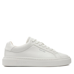 Calvin Klein Αθλητικά Calvin Klein Cupsole Lace Up W/Ml Lth HW0HW02119 Λευκό